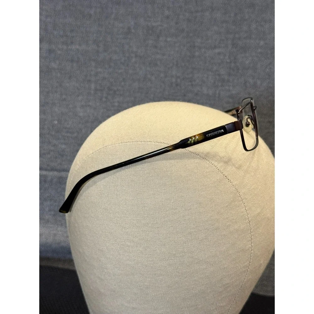 Carrera By Safilo CA7572 5BZ Unisex Dark Brown Rectangular Eyeglass Frame Only